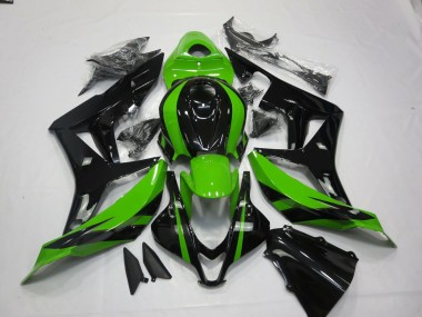 Wholesale 2007-2008 Honda CBR600RR Motorcycle Fairings - Green Glossy Black Canada