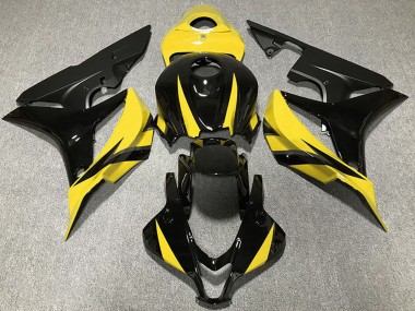 Wholesale 2007-2008 Honda CBR600RR Motorcycle Fairings - Yellow Glossy Black Matte Black Canada