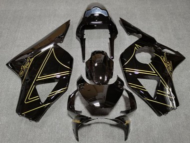 Wholesale 2002-2003 Honda CBR954RR Motorcycle Fairings - Glossy Black Gold Canada