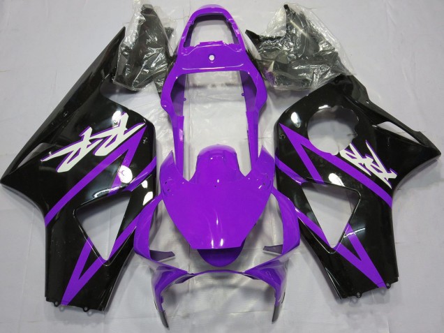 2002-2003 Honda CBR954RR Motorcycle Fairings - Purple Glossy Black Canada