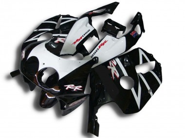 Wholesale 1990-1998 Honda CBR250RR Motorcycle Fairings - Glossy Black White RR Canada