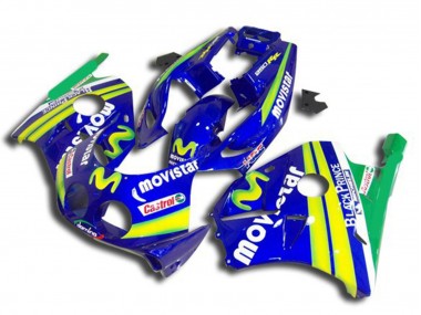 Wholesale 1990-1998 Honda CBR250RR Motorcycle Fairings - Blue Yellow Green MoviStar Red Castrol Canada