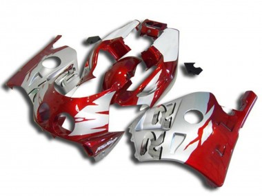 Wholesale 1990-1998 Honda CBR250RR Motorcycle Fairings - Silver Red Canada