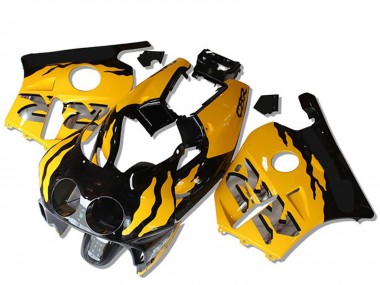 Wholesale 1990-1998 Honda CBR250RR Motorcycle Fairings - Yellow Glossy Black RR Canada