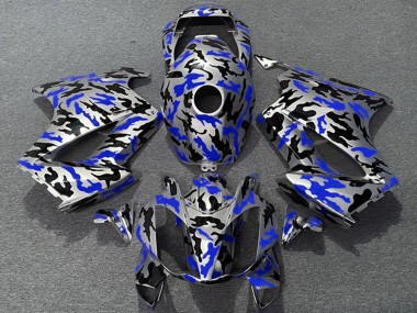 Wholesale 2002-2013 Honda VFR 800 Motorcycle Fairings - Blue Camouflage Canada