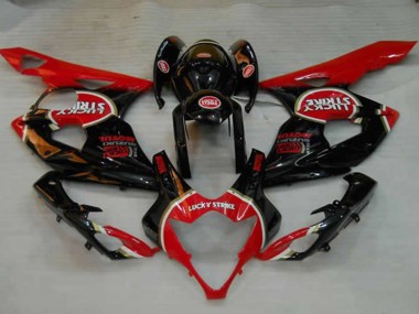 Wholesale 2005-2006 Suzuki GSXR 1000 Motorcycle Fairings - Glossy Black Red White Lucky Strike Canada