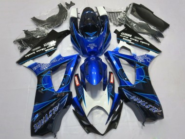 Wholesale 2007-2008 Suzuki GSXR 1000 Motorcycle Fairings - Blue Black Corona Canada