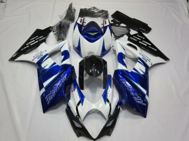 Wholesale 2007-2008 Suzuki GSXR 1000 Motorcycle Fairings - White Blue Black Corona Alstare Canada