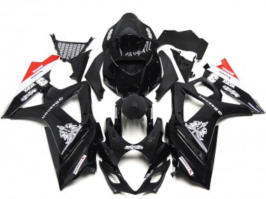 Wholesale 2007-2008 Suzuki GSXR 1000 Motorcycle Fairings - Glossy Black White Red Canada