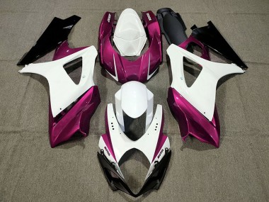 Wholesale 2007-2008 Suzuki GSXR 1000 Motorcycle Fairings - White Pink Black Canada