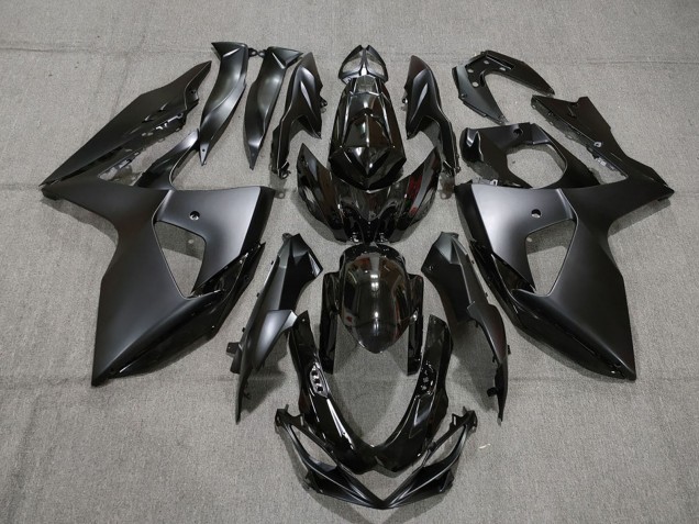 2009-2016 Suzuki GSXR 1000 Motorcycle Fairings - Glossy Black Matte Black Canada