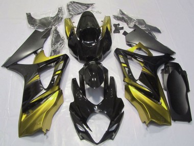 Wholesale 2007-2008 Suzuki GSXR 1000 Motorcycle Fairings - Glossy Black Yellow Canada