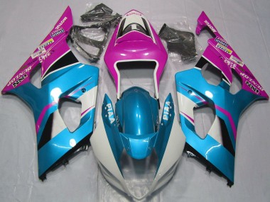Wholesale 2003-2004 Suzuki GSXR 1000 Motorcycle Fairings - Light Blue White Pink Canada