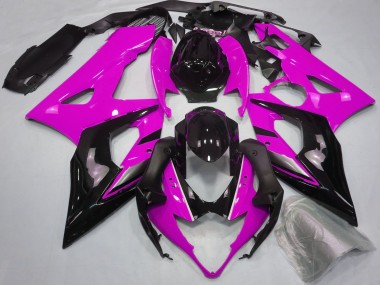 Wholesale 2005-2006 Suzuki GSXR 1000 Motorcycle Fairings - Pink Glossy Black Canada