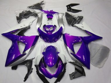 Wholesale 2009-2016 Suzuki GSXR 1000 Motorcycle Fairings - Purple White Canada