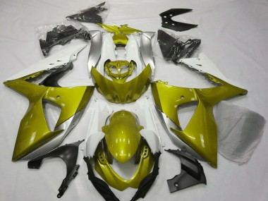 Wholesale 2009-2016 Suzuki GSXR 1000 Motorcycle Fairings - White Yellow Canada
