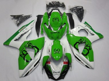 Wholesale 2009-2016 Suzuki GSXR 1000 Motorcycle Fairings - White Green Go Fun Canada
