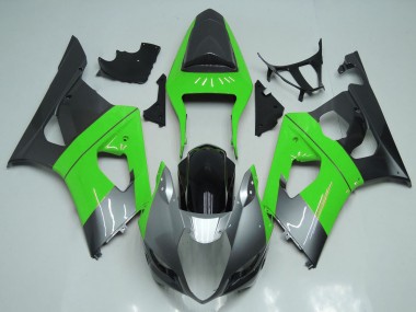 Wholesale 2003-2004 Suzuki GSXR 1000 Motorcycle Fairings - Green Silver Black Canada