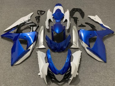 Wholesale 2009-2016 Suzuki GSXR 1000 Motorcycle Fairings - White Silver Blue Canada