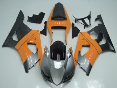 Wholesale 2003-2004 Suzuki GSXR 1000 Motorcycle Fairings - Light Orange Silver Black Canada