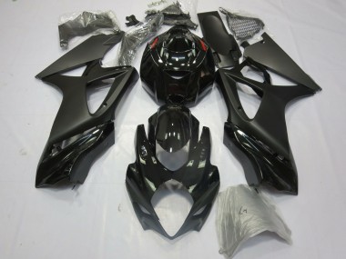 Wholesale 2007-2008 Suzuki GSXR 1000 Motorcycle Fairings - Glossy Black Matte Black Canada