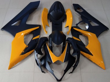 Wholesale 2005-2006 Suzuki GSXR 1000 Motorcycle Fairings - Matte Black Light Orange Canada