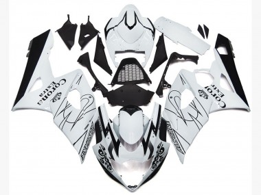 Wholesale 2005-2006 Suzuki GSXR 1000 Motorcycle Fairings - White Black Corona OEM Style Canada