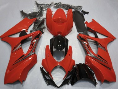 Wholesale 2007-2008 Suzuki GSXR 1000 Motorcycle Fairings - Red Glossy Black OEM Style Canada