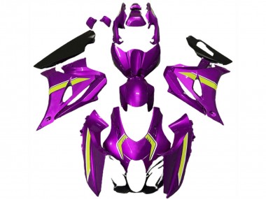 Wholesale 2017-2024 Suzuki GSXR 1000 Motorcycle Fairings - Pink Yellow Style Canada