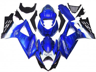 Wholesale 2007-2008 Suzuki GSXR 1000 Motorcycle Fairings - Blue White Black Corona Canada