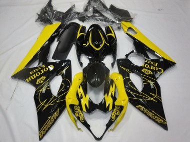 Wholesale 2005-2006 Suzuki GSXR 1000 Motorcycle Fairings - Yellow Black Corona Alstare Canada