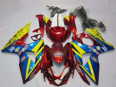 Wholesale 2009-2016 Suzuki GSXR 1000 Motorcycle Fairings - Yellow Red Blue Canada