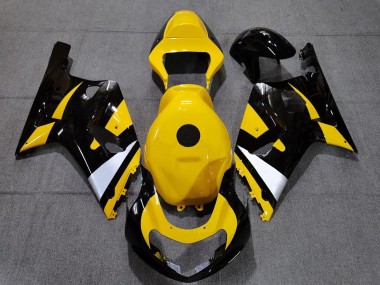Wholesale 2001-2003 Suzuki GSXR 600 / GSXR 750 Motorcycle Fairings - Yellow White Glossy Black Canada