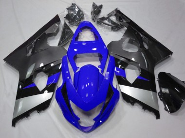 Wholesale 2004-2005 Suzuki GSXR 600 / GSXR 750 Motorcycle Fairings - Blue Silver Grey Black Canada