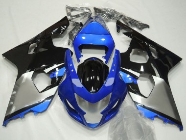Wholesale 2004-2005 Suzuki GSXR 600 / GSXR 750 Motorcycle Fairings - Blue Silver Black Canada