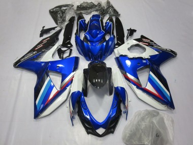Wholesale 2008-2010 Suzuki GSXR 600 / GSXR 750 Motorcycle Fairings - Blue White Glossy Black Red Canada