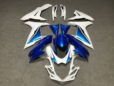 Wholesale 2011-2024 Suzuki GSXR 600 / GSXR 750 Motorcycle Fairings - Blue White Custom Canada