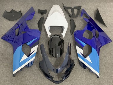 Wholesale 2004-2005 Suzuki GSXR 600 / GSXR 750 Motorcycle Fairing - White Blue Black Canada