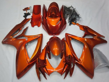 Wholesale 2006-2007 Suzuki GSXR 600 / GSXR 750 Motorcycle Fairings - Burnt Orange Canada