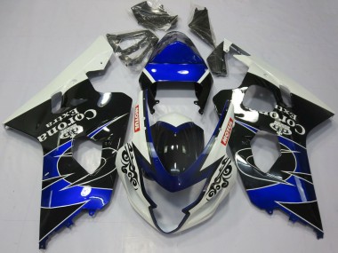 Wholesale 2004-2005 Suzuki GSXR 600 / GSXR 750 Motorcycle Fairings - White Blue Black Corona Motul Canada