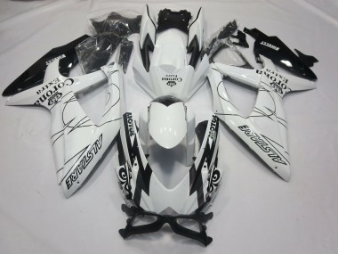 Wholesale 2008-2010 Suzuki GSXR 600 / GSXR 750 Motorcycle Fairings - White Black Alstare Corona Motul Canada