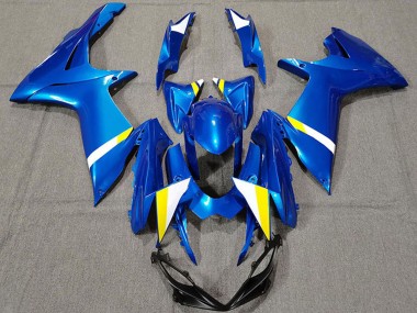 Wholesale 2011-2024 Suzuki GSXR 600 / GSXR 750 Motorcycle Fairings - Blue White Yellow Canada