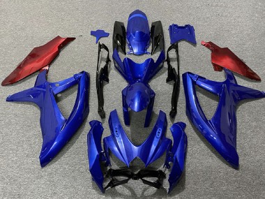 Wholesale 2008-2010 Suzuki GSXR 600 / GSXR 750 Motorcycle Fairings - Blue Red Canada