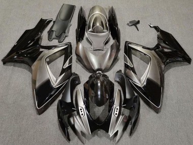 Wholesale 2006-2007 Suzuki GSXR 600 / GSXR 750 Motorcycle Fairings - Dark Silver Glossy Black Canada