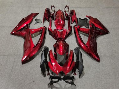 Wholesale 2008-2010 Suzuki GSXR 600 / GSXR 750 Motorcycle Fairings - Candy Red Black Canada