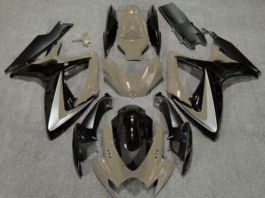 Wholesale 2006-2007 Suzuki GSXR 600 / GSXR 750 Motorcycle Fairings - Desert Tan Silver Glossy Black OEM Style Canada