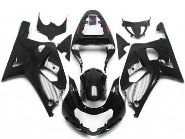 Wholesale 2001-2003 Suzuki GSXR 600 / GSXR 750 Motorcycle Fairings - Glossy Black Silver Canada