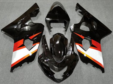 Wholesale 2004-2005 Suzuki GSXR 600 / GSXR 750 Motorcycle Fairings - Glossy Black Orange White Canada