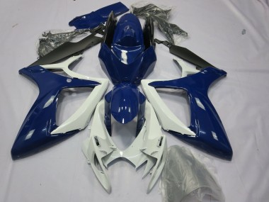 Wholesale 2006-2007 Suzuki GSXR 600 / GSXR 750 Motorcycle Fairings - Blue White Black Canada