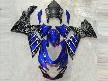 Wholesale 2011-2024 Suzuki GSXR 600 / GSXR 750 Motorcycle Fairings - Blue Black Spider Canada
